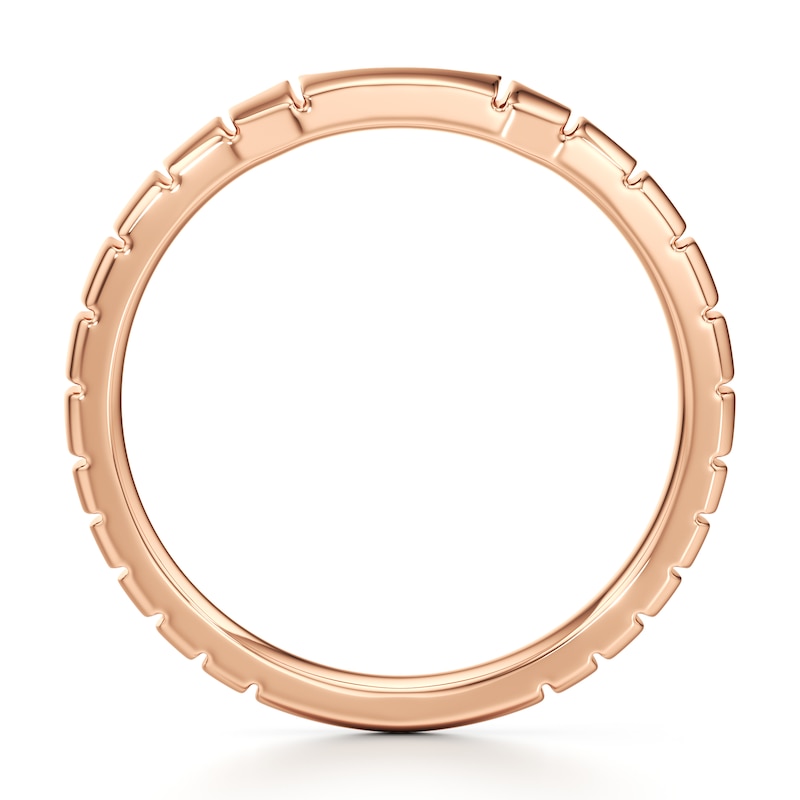 Main Image 2 of J'Lure Contour Wedding Band 18K Rose Gold