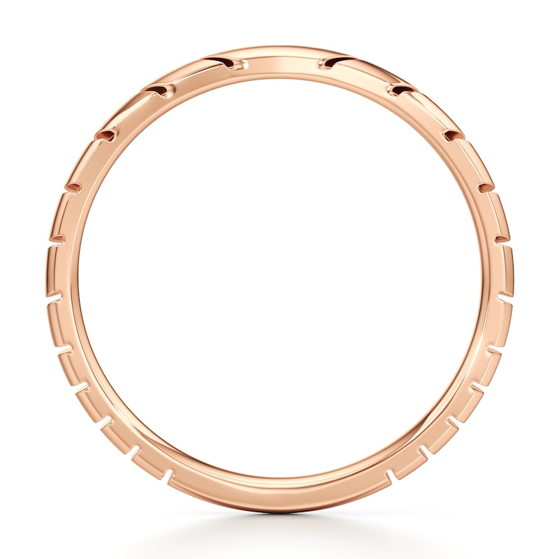 Main Image 2 of J'Lure Contour Wedding Band 18K Rose Gold