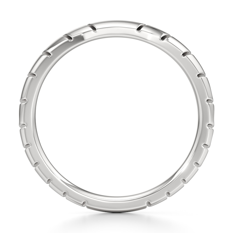 Main Image 2 of J'Lure Contour Wedding Band 18K White Gold