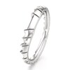 Thumbnail Image 4 of J'Lure Contour Wedding Band 18K White Gold
