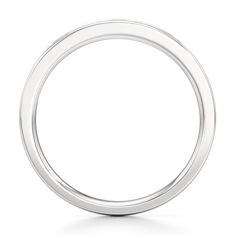 Main Image 2 of J'Lure Baguette & Round-Cut Lab-Grown Diamond Wedding Band 1/3 ct tw 18K White Gold