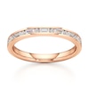 Thumbnail Image 1 of J'Lure Baguette & Round-Cut Lab-Grown Diamond Wedding Band 1/3 ct tw 18K Rose Gold