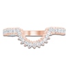 Thumbnail Image 3 of Pnina Tornai Baguette & Round-Cut Diamond Contour Anniversary Ring 1/3 ct tw 14K Rose Gold