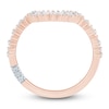 Thumbnail Image 4 of Pnina Tornai Baguette & Round-Cut Diamond Contour Anniversary Ring 1/3 ct tw 14K Rose Gold