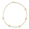 Thumbnail Image 1 of Mariner Link Station Anklet 14K Yellow Gold 9"