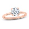 Thumbnail Image 1 of Certified Round-Cut Diamond Solitaire Engagement Ring 1-1/2 ct tw 18K Rose Gold (SI2/G)