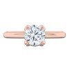 Thumbnail Image 3 of Certified Round-Cut Diamond Solitaire Engagement Ring 1-1/2 ct tw 18K Rose Gold (SI2/G)