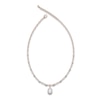 Thumbnail Image 2 of J'Lure Oval Portrait-Cut Lab-Grown Diamond Necklace 4-1/3 ct tw 14K Rose Gold 16.5"