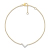 Thumbnail Image 1 of Diamond Initial L Bracelet 1/15 ct tw 10K Yellow Gold 7.5"