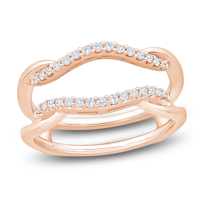 Main Image 1 of Certified Diamond Contour Enhancer Ring 1/5 ct tw 14K Rose Gold