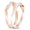 Thumbnail Image 2 of Certified Diamond Contour Enhancer Ring 1/5 ct tw 14K Rose Gold