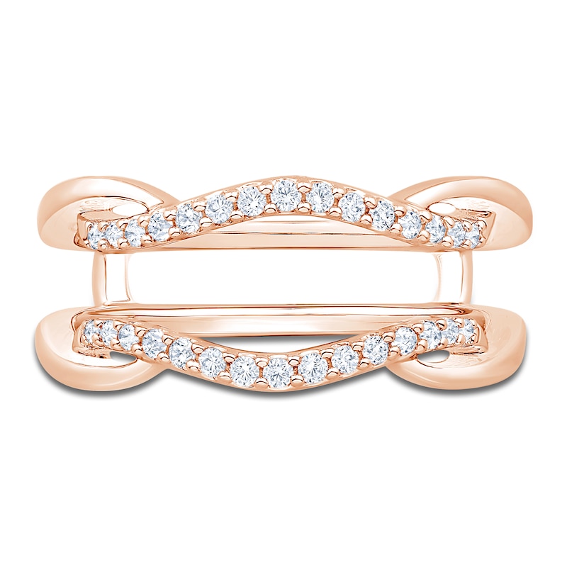 Main Image 3 of Certified Diamond Contour Enhancer Ring 1/5 ct tw 14K Rose Gold