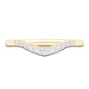 Thumbnail Image 3 of Certified Diamond Graduated Contour Anniversary Ring 1/6 ct tw 14K Yellow Gold