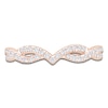 Thumbnail Image 3 of Certified Diamond Chevron Twist Enhancer Ring 1/5 ct tw 14K Rose Gold