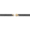 Thumbnail Image 3 of Men's Curb Chain Necklace 8mm Black & Yellow Ion-Plated Stainless Steel 22"