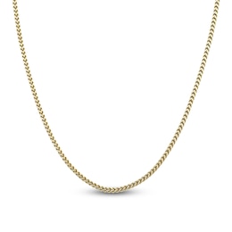 Foxtail Chain Necklace 2.5mm Yellow Ion-Plated Stainless Steel 18"