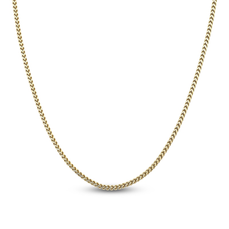 Main Image 1 of Foxtail Chain Necklace 2.5mm Yellow Ion-Plated Stainless Steel 18"