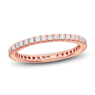 Chosen Certified Diamond Eternity Band 1/2 to 5/8 ct tw 14K Rose Gold