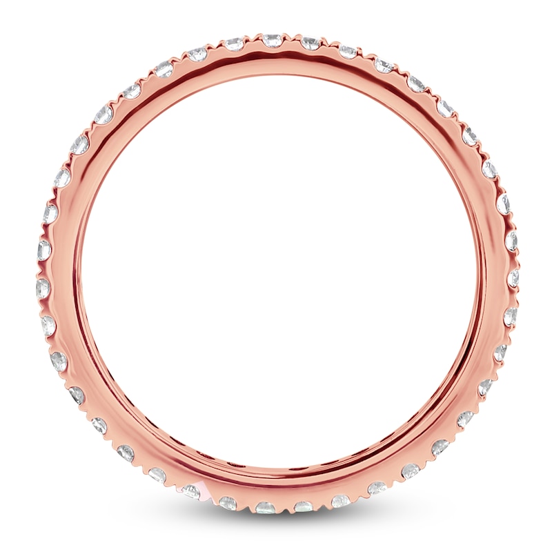 Main Image 2 of Certified Diamond Eternity Band 1/2 - 5/8 ct tw 14K Rose Gold