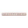 Thumbnail Image 3 of Certified Diamond Eternity Band 1/2 - 5/8 ct tw 14K Rose Gold