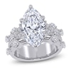 Thumbnail Image 1 of Marquise-Cut Lab-Grown Diamond Engagement Ring 5 ct tw 14K White Gold