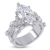 Thumbnail Image 2 of Marquise-Cut Lab-Grown Diamond Engagement Ring 5 ct tw 14K White Gold