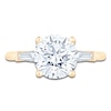 Thumbnail Image 3 of Round-Cut Lab-Grown Diamond Engagement Ring 3-1/3 ct tw 14K Yellow Gold