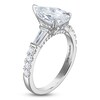 Thumbnail Image 2 of Vera Wang VOW Pear-Shaped Lab-Grown Diamond Engagement Ring 3-1/5 ct tw 14K White Gold