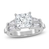 Thumbnail Image 1 of Princess-Cut Lab-Grown Diamond Engagement Ring 3-1/2 ct tw 14K White Gold