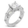 Thumbnail Image 2 of Princess-Cut Lab-Grown Diamond Engagement Ring 3-1/2 ct tw 14K White Gold