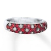 Thumbnail Image 1 of Le Vian Ruby Ring 1/5 ct tw Diamonds 14K Vanilla Gold