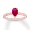 Thumbnail Image 1 of Lab-Created Ruby Ring 10K Rose Gold