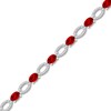 Thumbnail Image 1 of Lab-Created Ruby & Lab-Created Sapphire Bracelet Sterling Silver