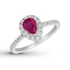 Thumbnail Image 0 of Le Vian Natural Ruby Ring 1/3 ct tw Diamonds 14K Vanilla Gold