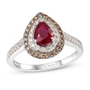 Thumbnail Image 0 of Le Vian Natural Ruby Ring 3/8 ct tw Diamonds 14K Vanilla Gold