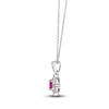 Thumbnail Image 2 of Le Vian Natural Ruby Necklace 1/6 ct tw Diamonds 14K Vanilla Gold