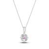 Thumbnail Image 3 of Le Vian Natural Ruby Necklace 1/6 ct tw Diamonds 14K Vanilla Gold