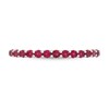 Thumbnail Image 3 of Lab-created Ruby Ring Sterling Silver