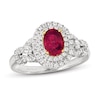 Thumbnail Image 0 of Le Vian Natural Ruby Ring 5/8 ct tw Diamonds Platinum/14K Honey Gold