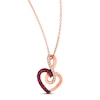 Thumbnail Image 0 of Le Vian Ruby Necklace 1/20 ct tw Diamonds 14K Strawberry Gold