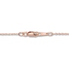 Thumbnail Image 4 of Ruby Necklace 1/5 ct tw Diamonds 10K Rose Gold