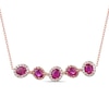 Thumbnail Image 0 of Le Vian Natural Ruby Necklace 1/4 ct tw Diamonds 14K Strawberry Gold