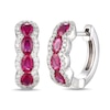 Thumbnail Image 1 of Le Vian Natural Ruby Earrings 1/3 ct tw Diamonds 14K Vanilla Gold