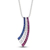 Thumbnail Image 0 of Le Vian Natural Sapphire & Natural Ruby Necklace 14K Vanilla Gold