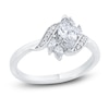 Thumbnail Image 1 of Diamond Engagement Ring 5/8 ct tw Marquise/Round 14K White Gold