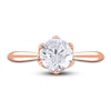 Thumbnail Image 2 of Diamond Cathedral Solitaire Engagement Ring 1-1/2 ct tw Round 14K Rose Gold (I2/I)