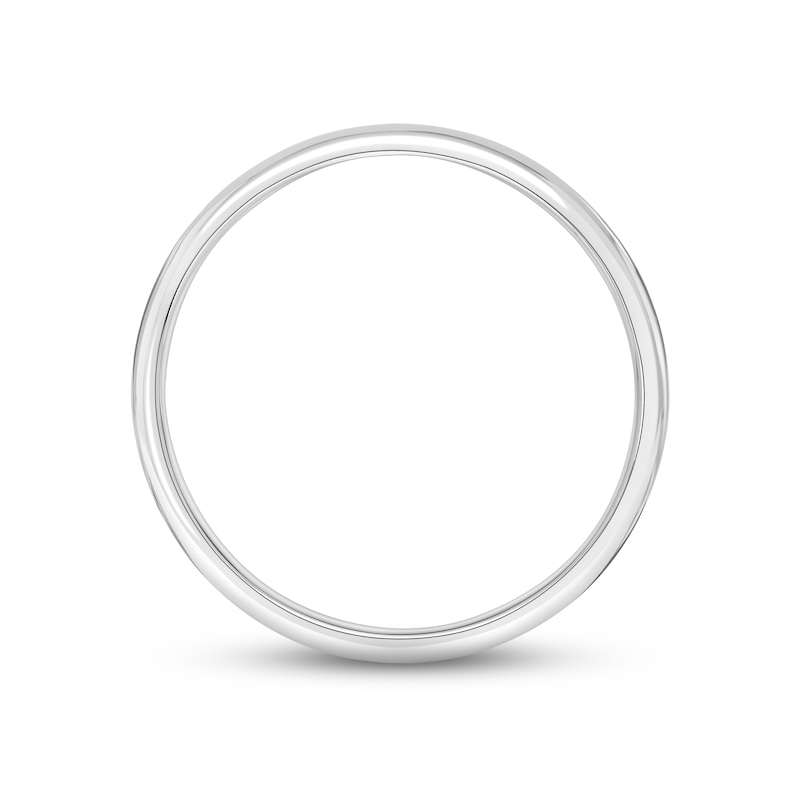 Main Image 3 of Polished Wedding Band 14K White Gold 3.0mm