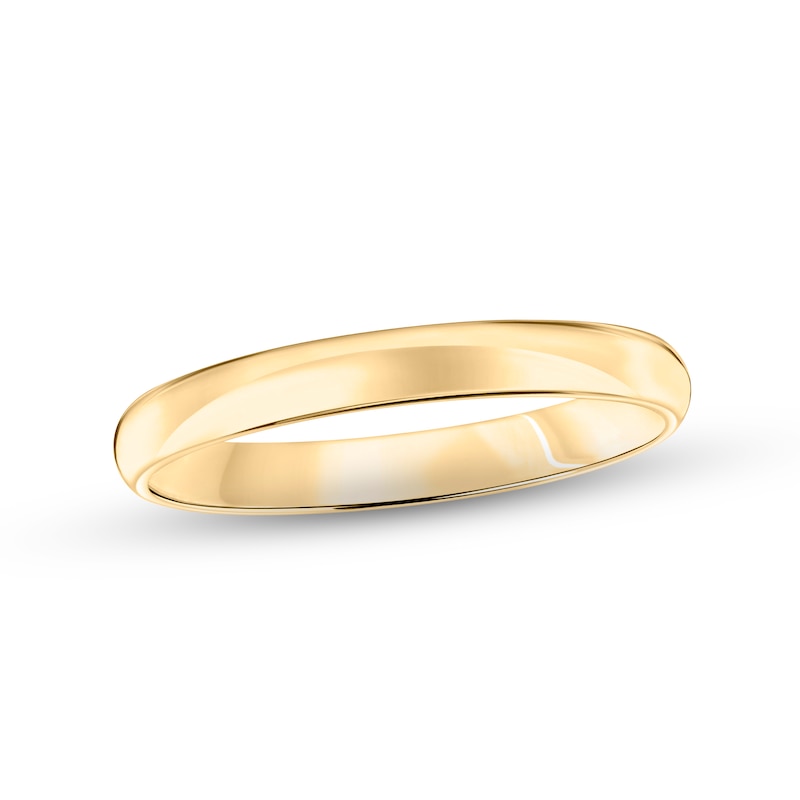 Main Image 1 of Polished Wedding Band 14K Yellow Gold 3.0mm