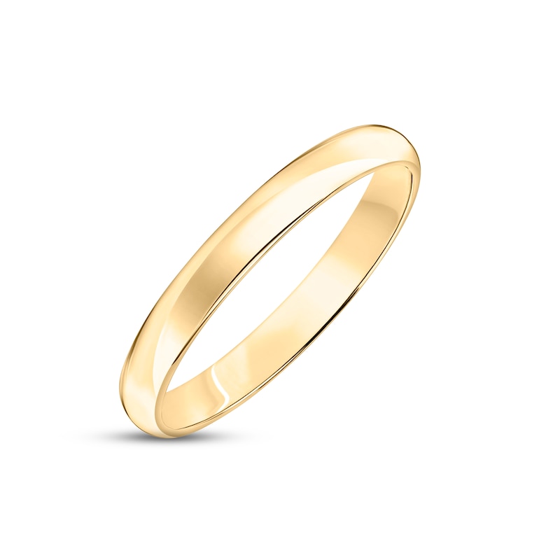 Main Image 2 of Polished Wedding Band 14K Yellow Gold 3.0mm