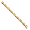 Men's Curb Link Bracelet 14K Yellow Gold 10.2mm 8"